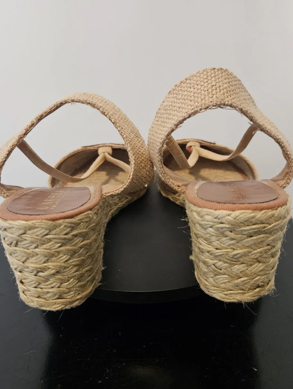 Lauren Ralph Lauren Women's Cala Espadrille‎ Wedge Sandals Tan Size 11B